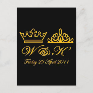Cartão Postal William e Kate Royal Wedding