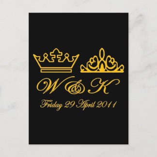 Cartão Postal William e Kate Royal Wedding