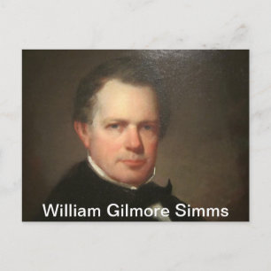 Cartão Postal William Gilmore Simms