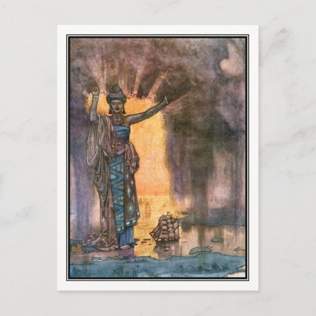 Cartão Postal William Heath Robinson - Singapura (Frente)