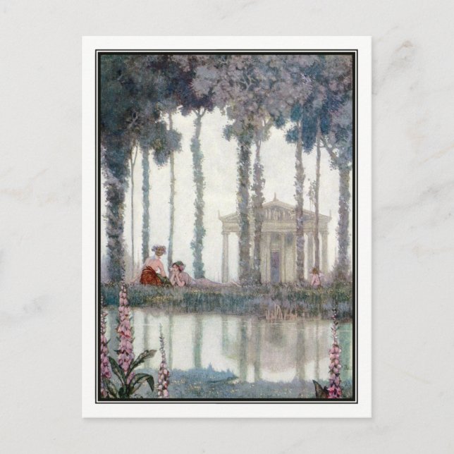 Cartão Postal William Heath Robinson - Sonho de uma Noite de Ver (Frente)