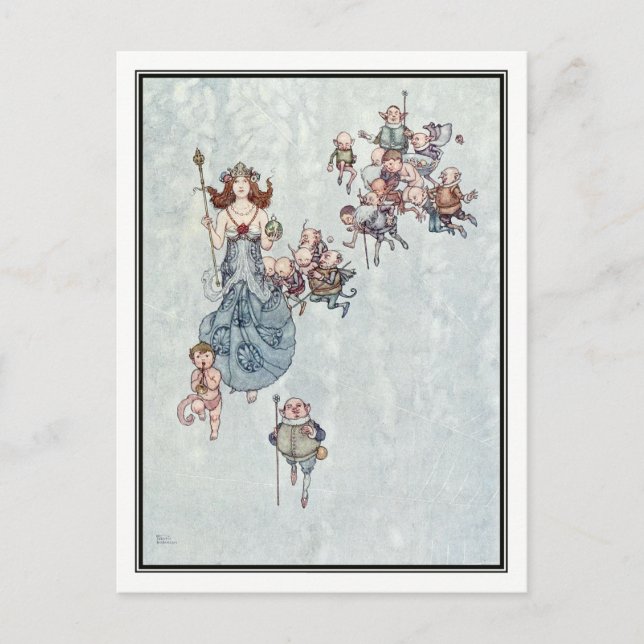 Cartão Postal William Heath Robinson - Sonho de uma Noite de Ver (Frente)