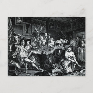 Cartão Postal William Hogarth Art