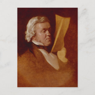 Cartão Postal William Makepeace Thackeray, c.1864