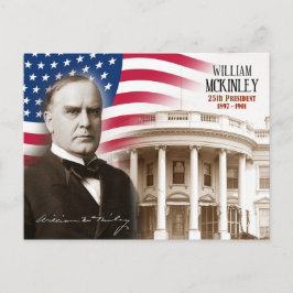 Cartão Postal William McKinley - 25 dos EUA
