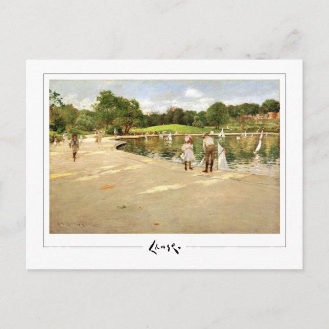 Cartão Postal William Merritt Chase #346 - Cartão-postal de arte (Frente)