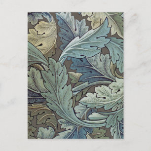 Cartão Postal William Morris Acanthus Sage Flor de Floral Botâni