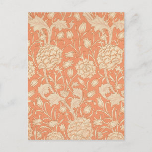 Cartão Postal William Morris - Art Nouveau Wild Tulips - Peach