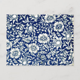 Cartão Postal William Morris - Blue Mallow