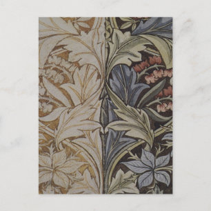 Cartão Postal William Morris Bluebell Tecido