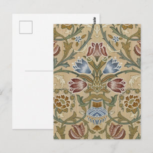 Cartão Postal William Morris Brocade Elegant Garden Classic