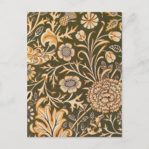 Cartão Postal William Morris Cherwell Wallpaper Pattern