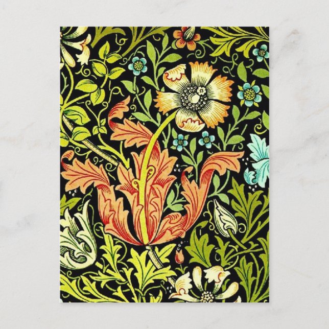 Cartão Postal William Morris "Compton" (Frente)