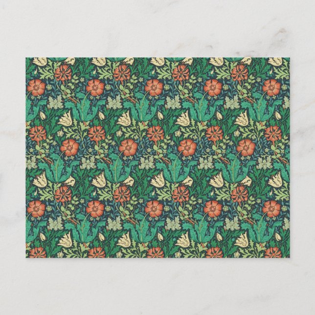 Cartão Postal William Morris Compton (Frente)