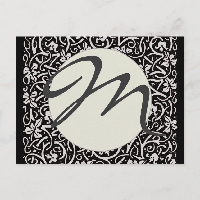 Cartão Postal William Morris Grapevine Vine Leaf Patterno (Frente)