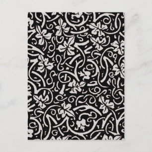 Cartão Postal William Morris Grapevine Vine Leaf Patterno