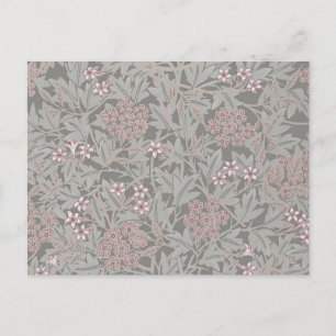 Cartão Postal William Morris Jasmine Flower Pattern