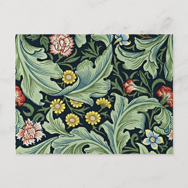 Cartão Postal William Morris - Leicester (Frente)