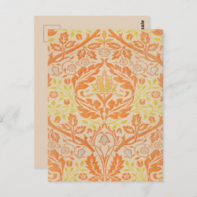 Cartão Postal William Morris Ouro Bough Tapeçaria (Frente/Verso)