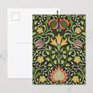 Cartão Postal William Morris Persian Floral Design