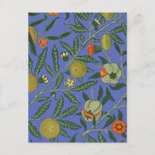 Cartão Postal William Morris Pomegranate Wallpaper