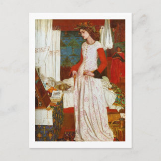 Cartão Postal William Morris - Rainha Guinevere