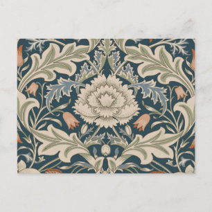 Cartão Postal William Morris Severn Floral Garden Flower Classic