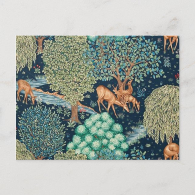 Cartão Postal William Morris The Brook (Frente)