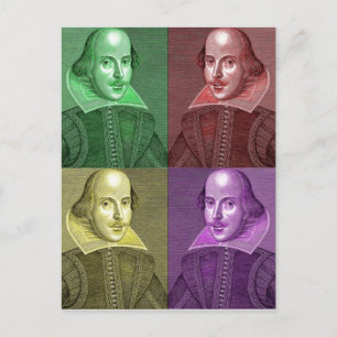Cartão Postal William Shakespeare