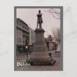 Cartão Postal William Smith O'Brien Monument, Dublin, Irlanda
