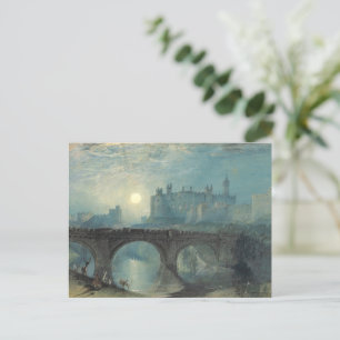 Cartão Postal William Turner Alnwick Castle