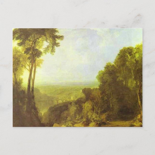 Cartão Postal william turner - atravessando o riacho (Frente)