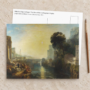 Cartão Postal William Turner - Dido construindo Cartago