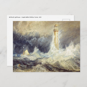 Cartão Postal William Turner - Farol Bell Rock