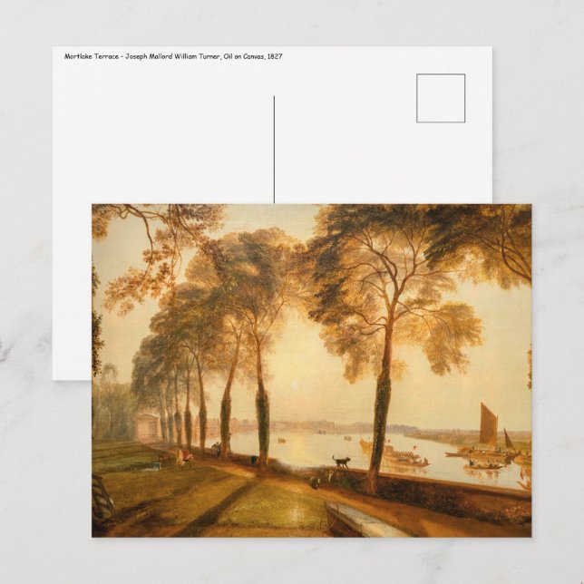 Cartão Postal William Turner - Mortlake Terrace (Frente/Verso)