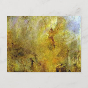 Cartão Postal william turner- o anjo, de pé no sol