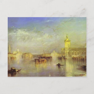 Cartão Postal William Turner- The Dogana, San Giorgio, Citella