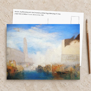 Cartão Postal William Turner - Veneza, a Piazzetta
