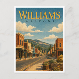 Cartão Postal Williams Arizona Rota 66 GeoSaga