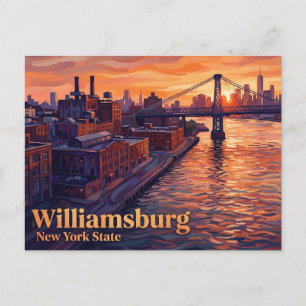 Cartão Postal Williamsburg Nova York
