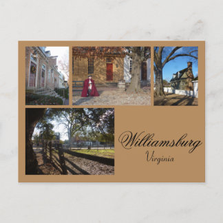Cartão Postal Williamsburg (Virgínia) Collage 1