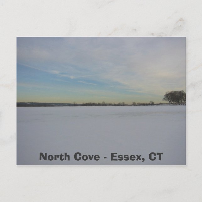 Cartão Postal Willow Point Cove, North Cove - Essex, CT (Frente)