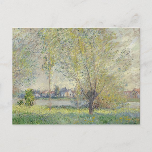 Cartão Postal Willows Claude Monet 1880 (Frente)