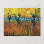 Cartão Postal Willows no Sunset (F572) Van Gogh Fine Art<br><div class="desc">Willows no Sunset, Vincent van Gogh. Óleo na canvas do cartão, 60 x 49 cm. Otterlo, Museu Kröller-Müller. F 572, JH 1597 Vincent Willem van Gogh (30 de março de 1853 - 29 de julho de 1890) foi um artista Poste-impressionista neerlandês. Algumas de suas pinturas estão agora entre as obras...</div>