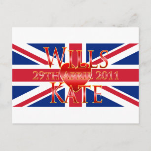 Cartão Postal Wills & Kate