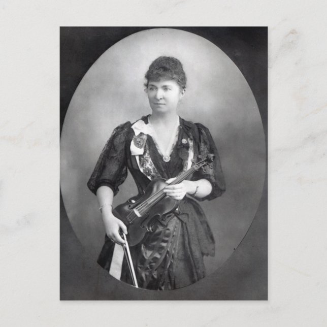 Cartão Postal Wilma Norma Neruda, Lady Halle (Frente)