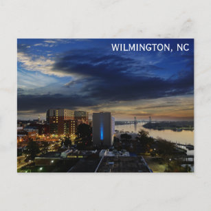 Cartão Postal Wilmington North Carolina Cape Fear River Viagem