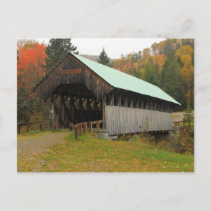 Cartão Postal Wilsons Mill Covered Bridge Maine