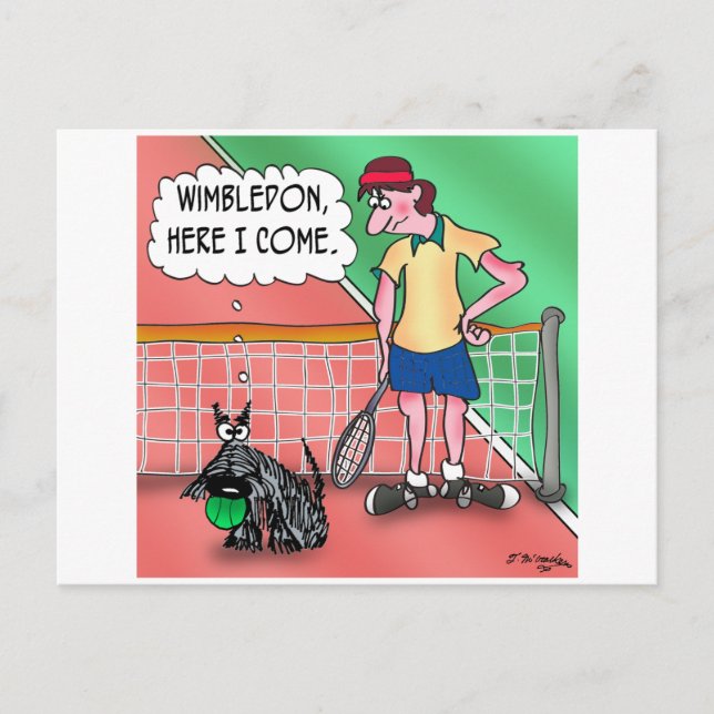 Cartão Postal Wimbledon, Aqui Estou (Frente)