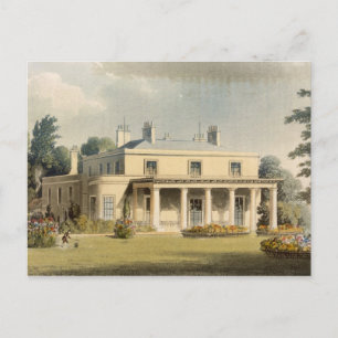 Cartão Postal Wimbledon Park, de R. Ackermann's (1764-1834) 'R